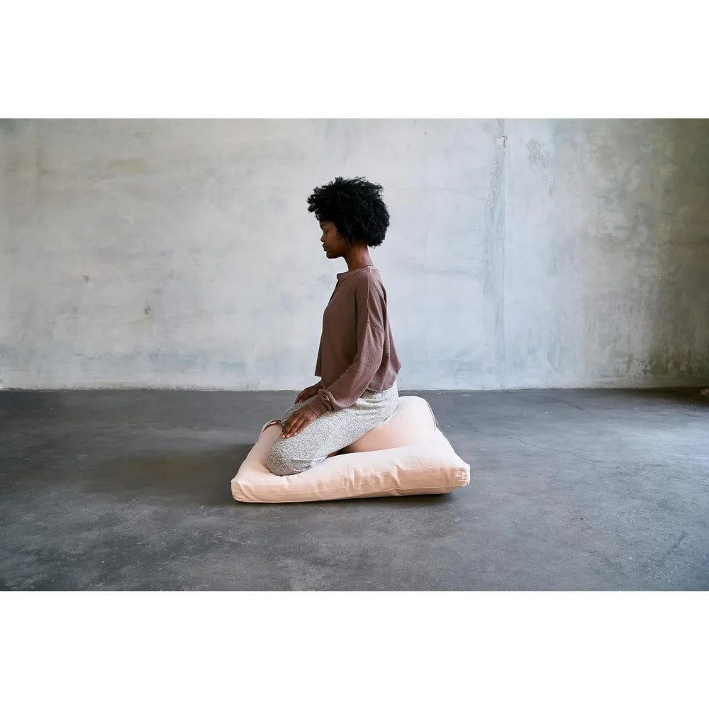 Organic Meditation Cushion Set - Zafu and Zabuton