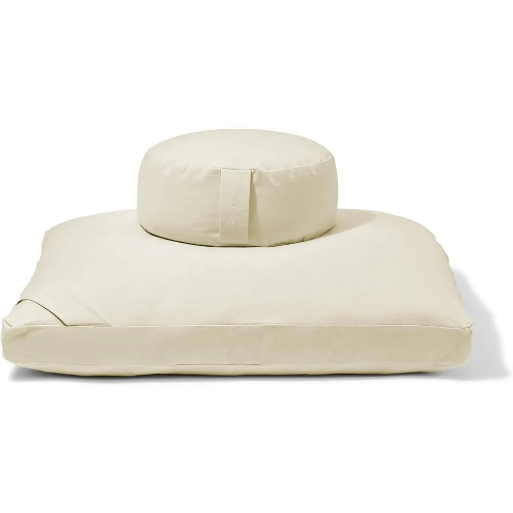 Organic Meditation Cushion Set - Zafu and Zabuton