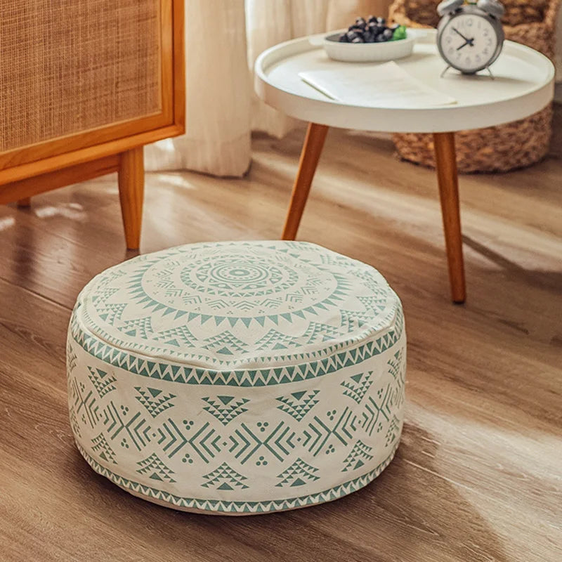Japanese Meditation Cushion Pouf Cover