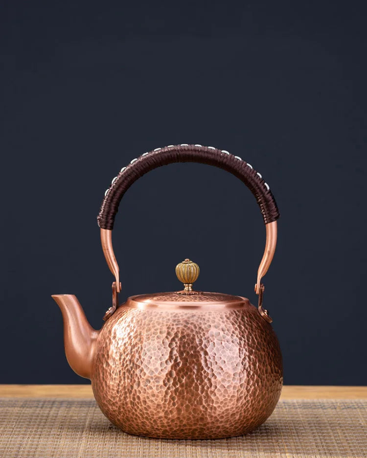 Handmade Red Copper Teapot