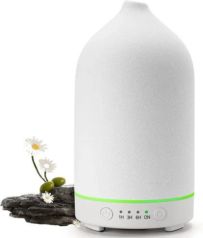 Ceramic Essential Oil Diffuser - 100ml Ultrasonic