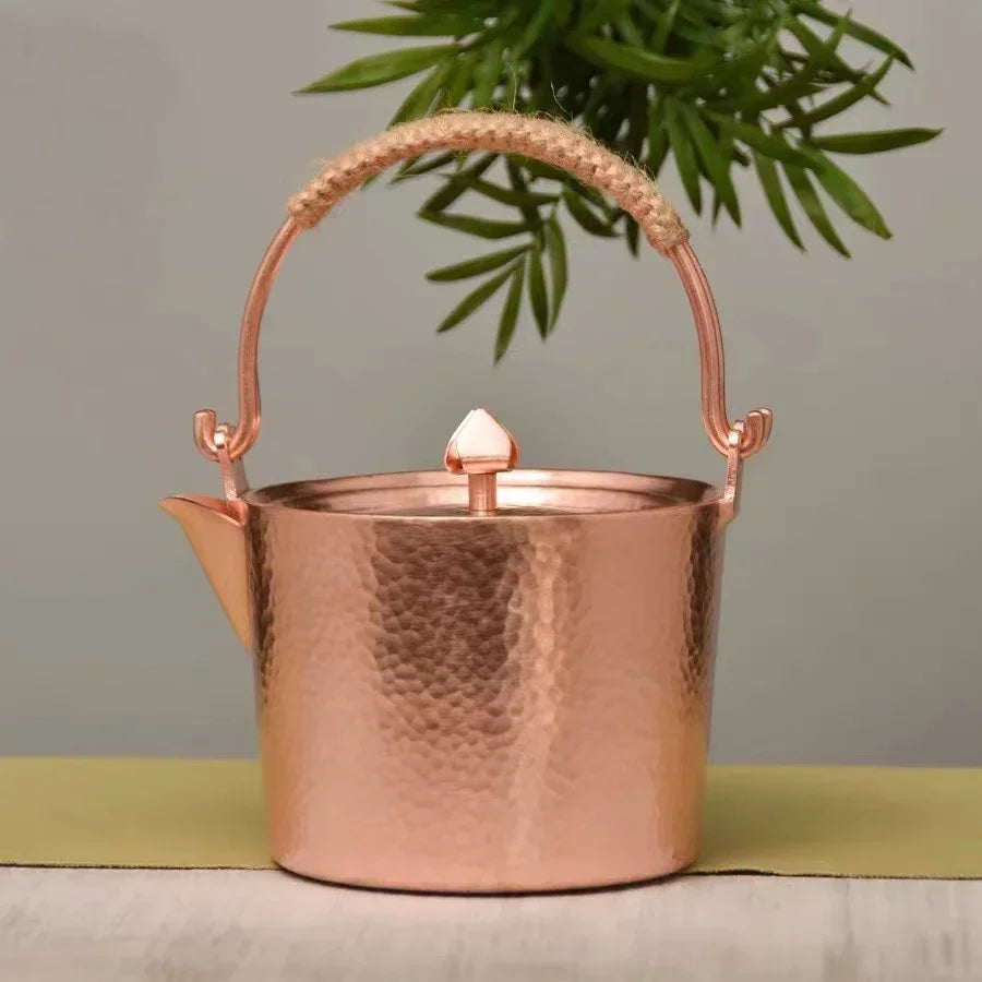 Hammered Copper Teapot