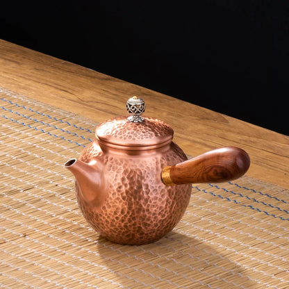 Handmade Red Copper Teapot