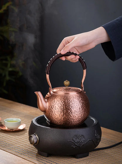 Handmade Red Copper Teapot