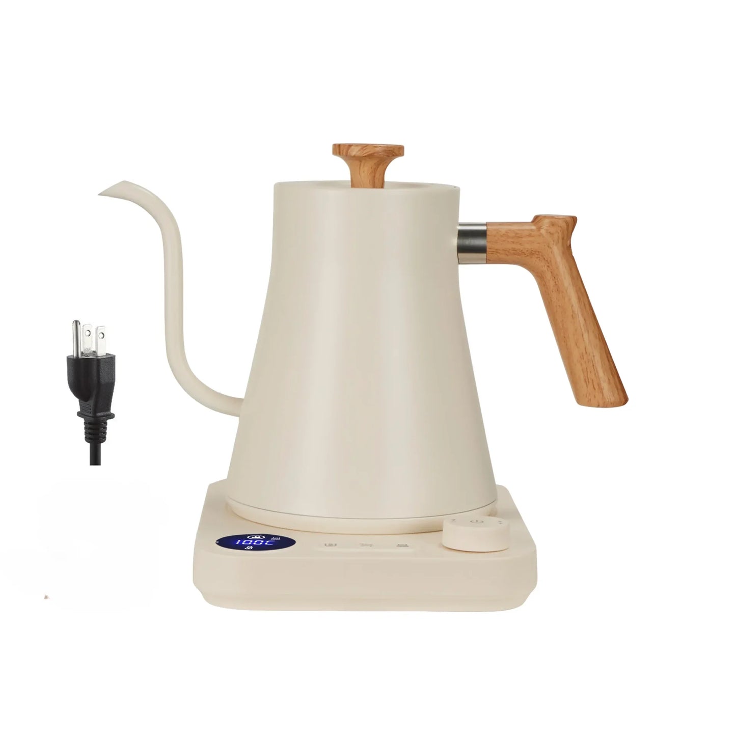 Electric Gooseneck Kettle 900ML Hand Brew Coffee Pot Smart Teapot Temperature Control Pot Rapid Heating Kettle 110v/220v