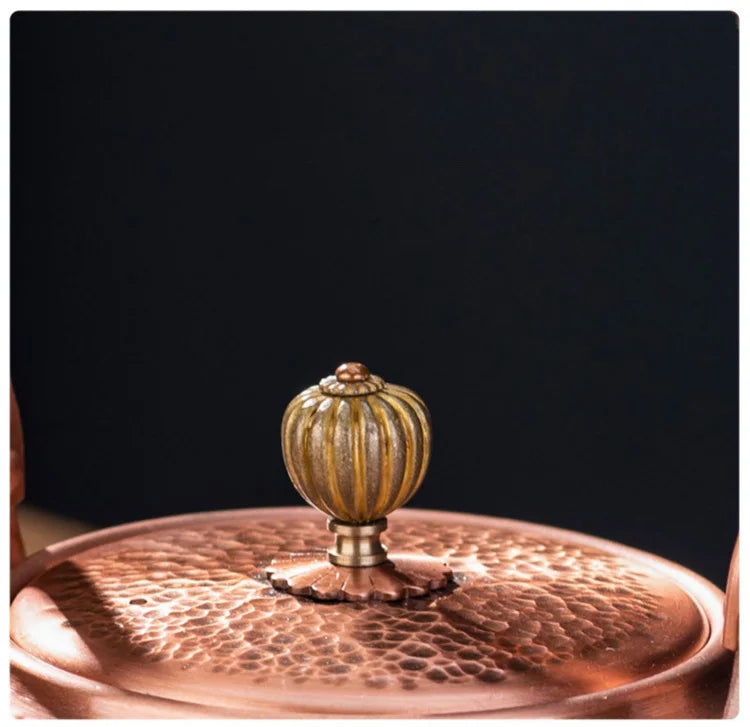 Handmade Red Copper Teapot