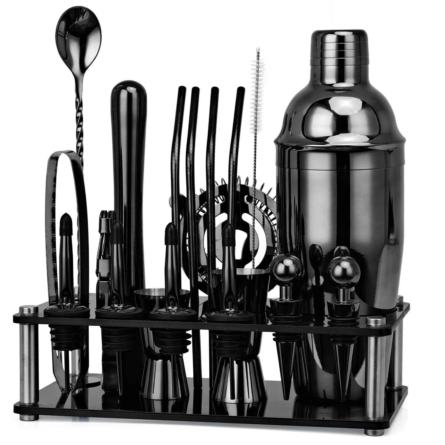 Boston Shaker Cocktail Set - 20 Piece Bar Tool Kit