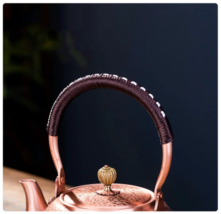 Handmade Red Copper Teapot